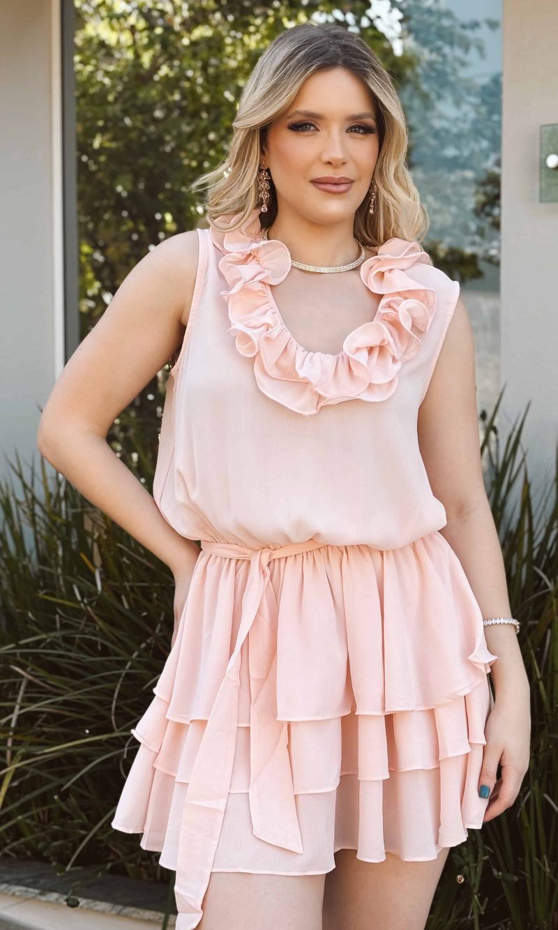 vestido andrezza rosÉ