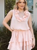 vestido andrezza rosÉ