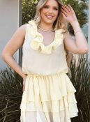 vestido andrezza amarelo manteiga