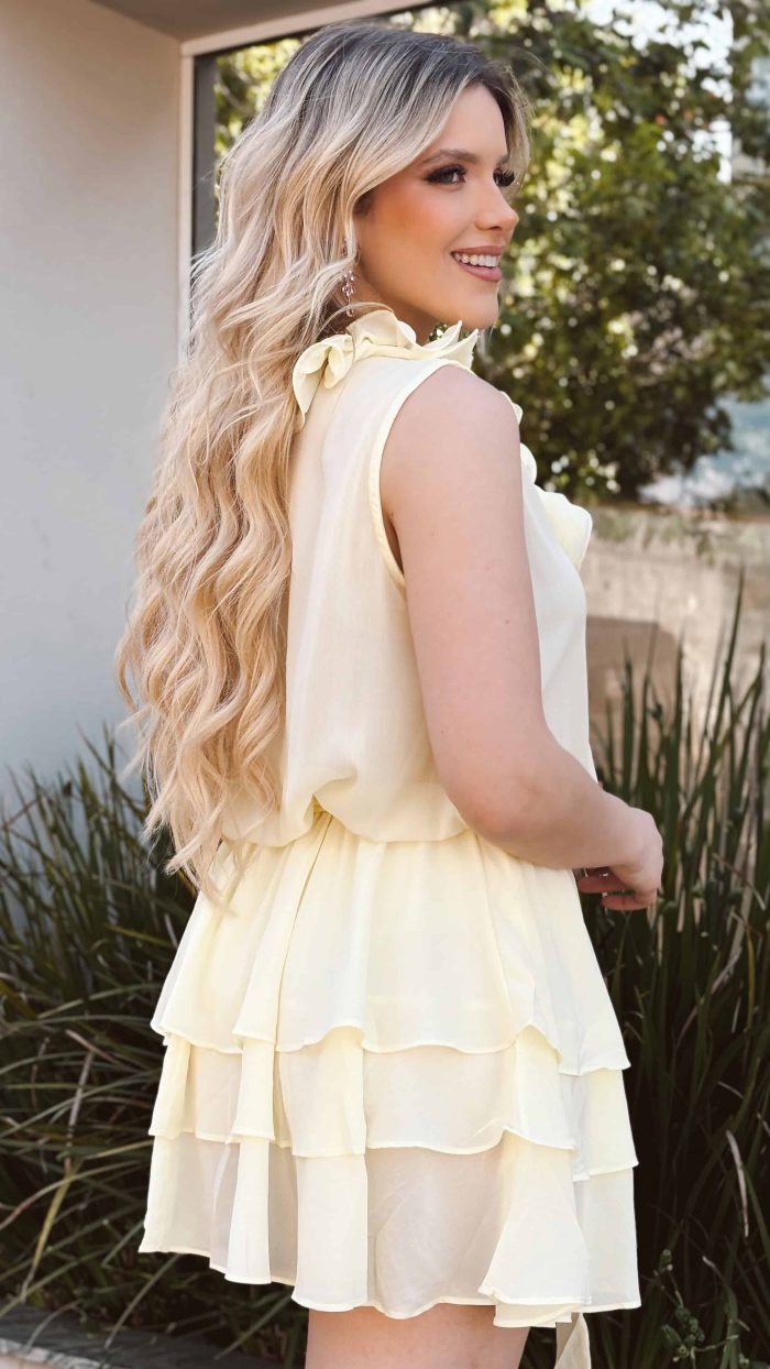 vestido andrezza amarelo manteiga vestido andrezza amarelo manteiga