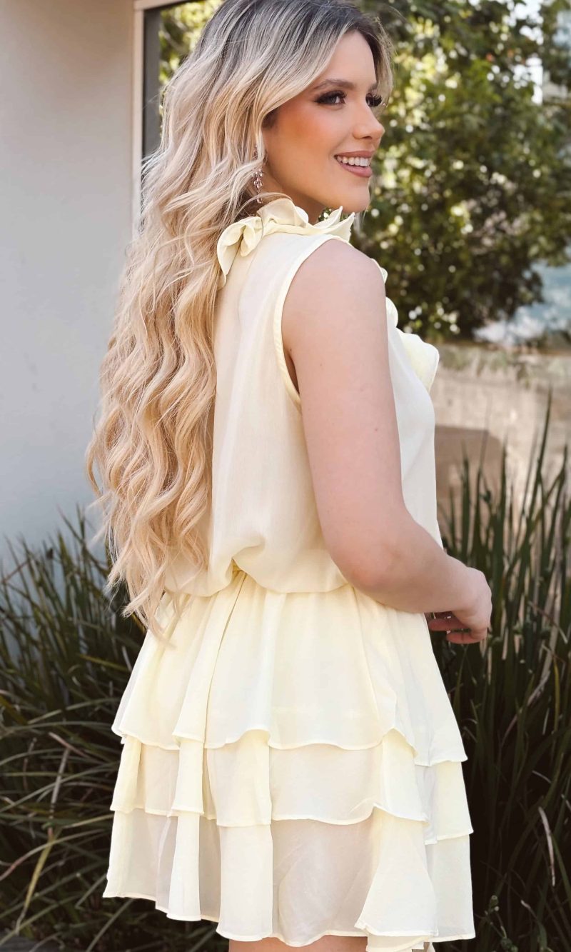 vestido andrezza amarelo manteiga vestido andrezza amarelo manteiga