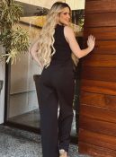 conjunto safira preto