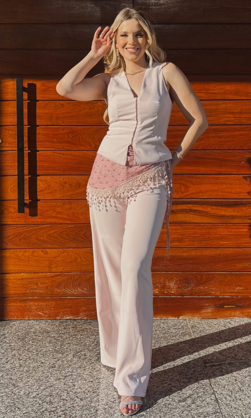 conjunto safira rosa