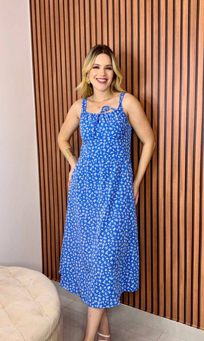 vestido lia azul